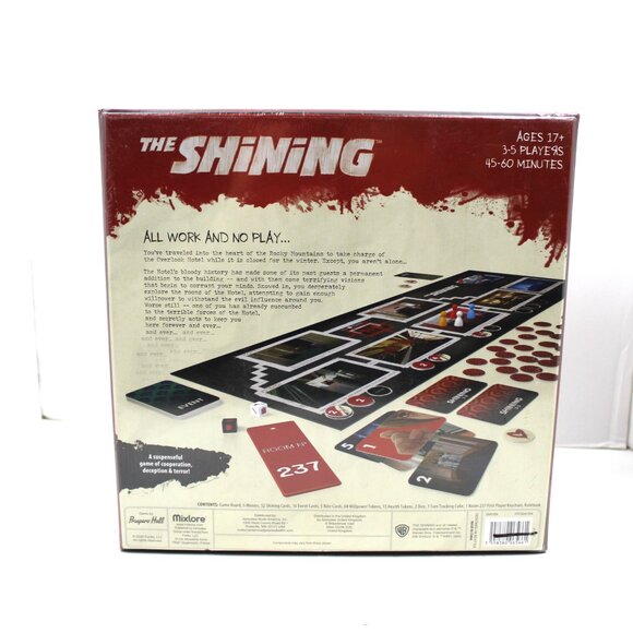 The Shining Board Game (Stephen King Thriller/Horror) - Ages 17+ SEALED UNOPENED - Picture 3 of 6